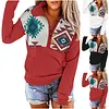 V-neck Zipper Fashion Plus Size Sweater Women's Jacket
