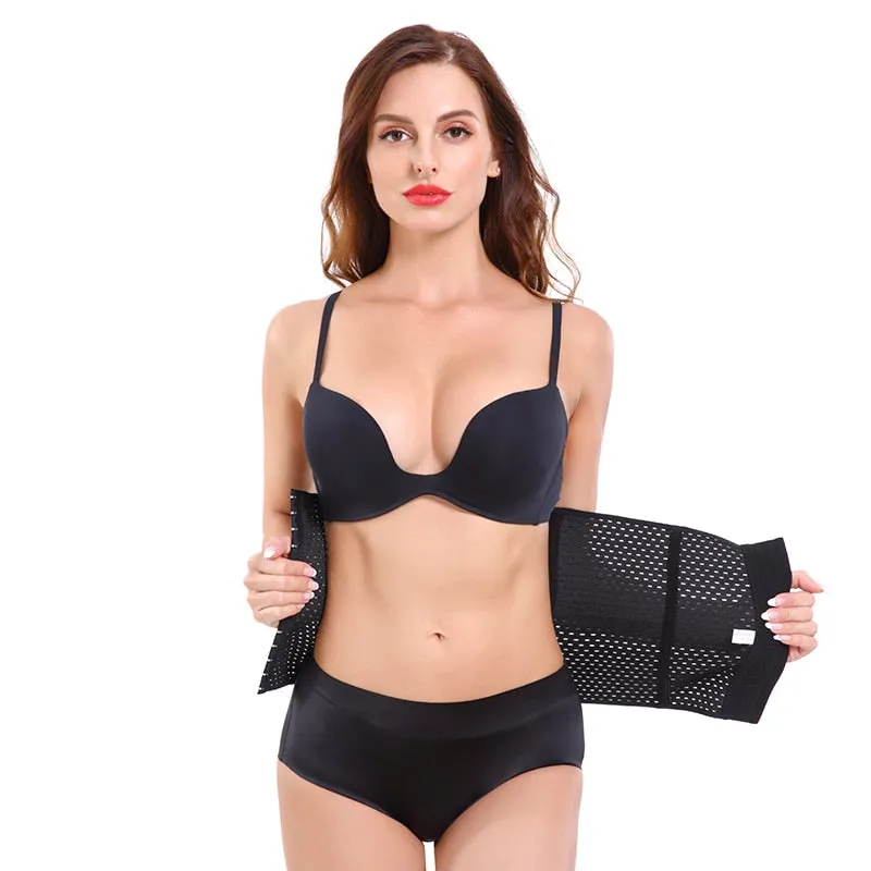 Women Waist Trainer Body Shapers Slimming Belt Modeling Strap Steel Boned Postpartum Band Sexy Bustiers Corsage Corsets