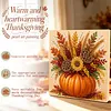 Framed Autumn Pumpkins - Special Shaped Pearl & Gem Diamond Painting 25*25CM