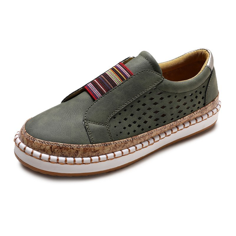 school outfits Retro oversized single shoe women's 2025 summer flat bottomed hoodie for comfort, oversized flat bottomed women's shoes