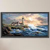 (Big Size)Landscape - 11CT Stamped Cross Stitch - 40*85cm - Natural