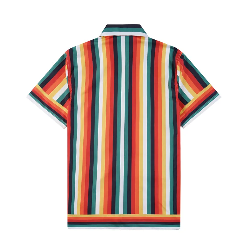 Casablanca 2023 new silk short-sleeved shirt