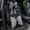 Swallow Gird Bowknot Car Cushion Ice Honeycomb Seat Cover Cushion