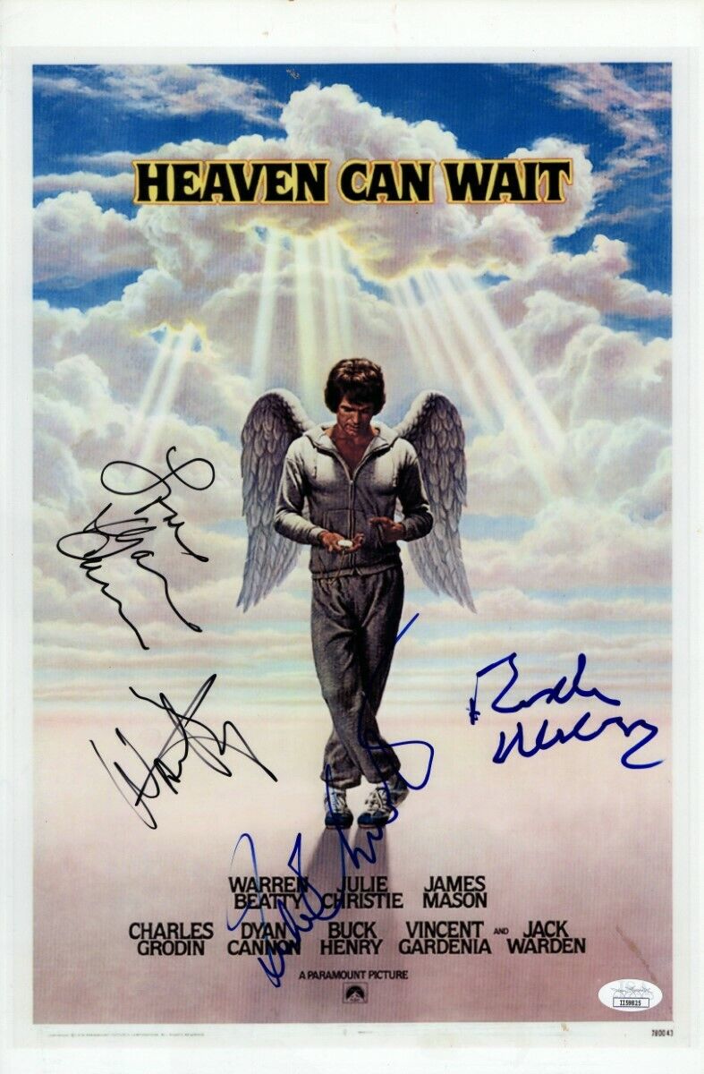 Heaven Can Wait Signed Autographed 11X17 Photo Poster painting Beatty Cannon JSA II59825