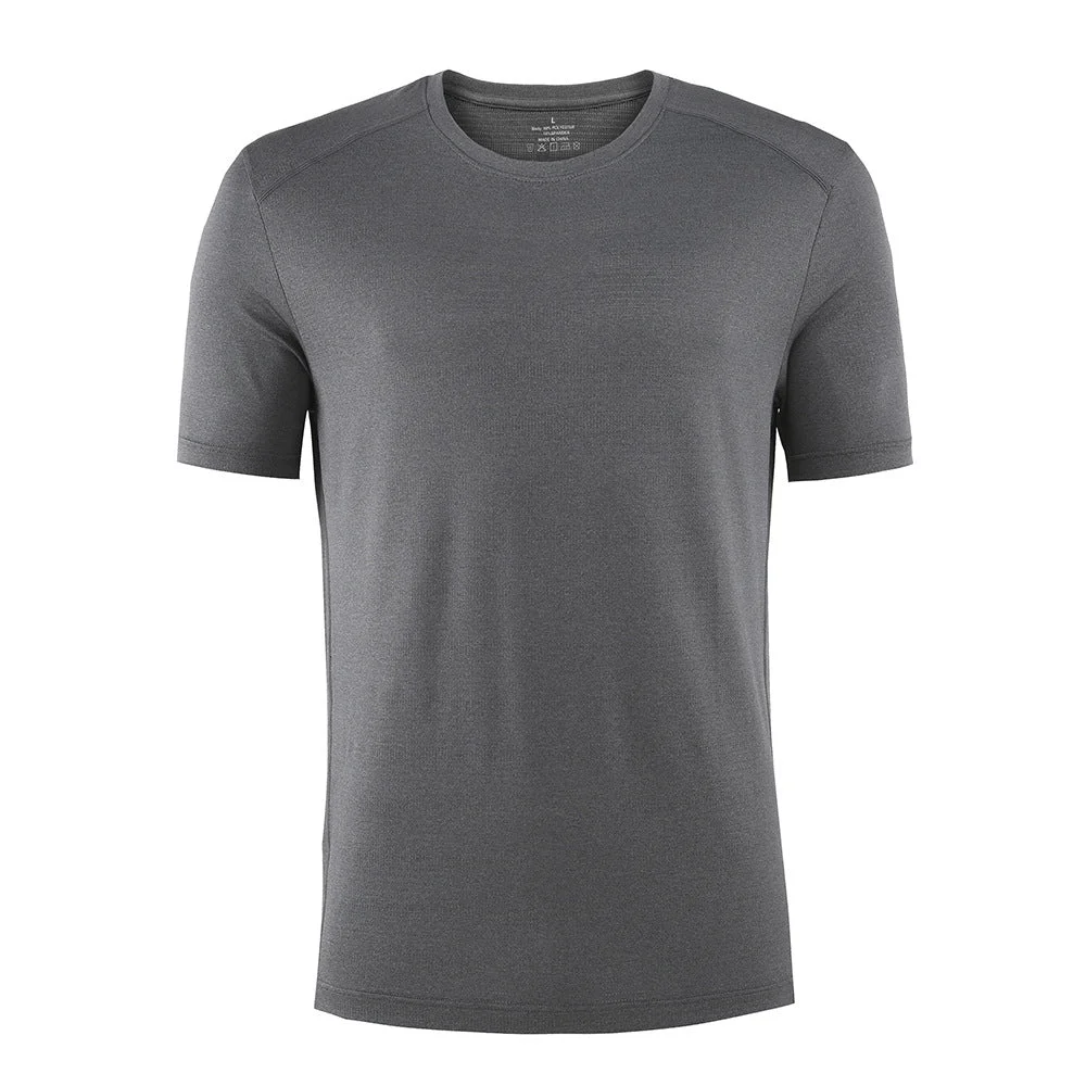 Men's Quick Dryer Round Neck Short Sleeve Fitness Sports T-Shirt
