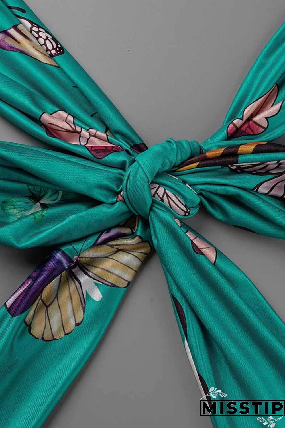 Leopard Print Fashion Street Print Patchwork Halter Sleeveless Two Pieces