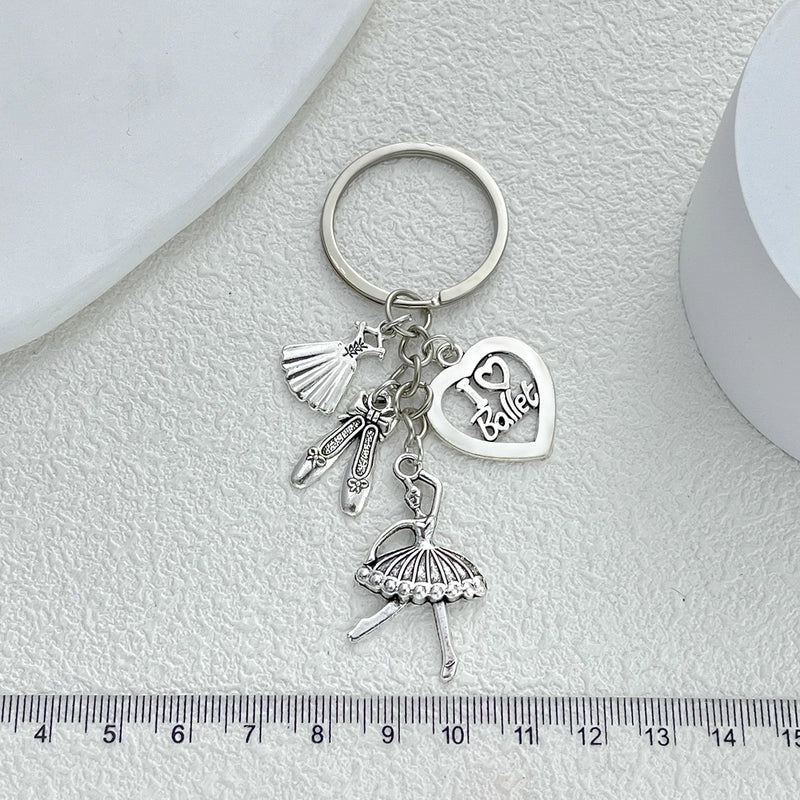 Minimalist Heart Shape Alloy Keychain