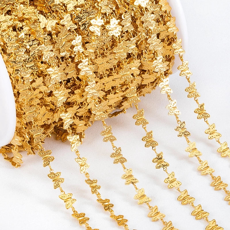 1 Piece 304 Stainless Steel 1M Jewelry Accessories Chain