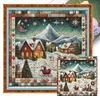 (Multi-Style) Christmas Halloween-11CT Stamped Cross Stitch 40*40cm/40*50cm