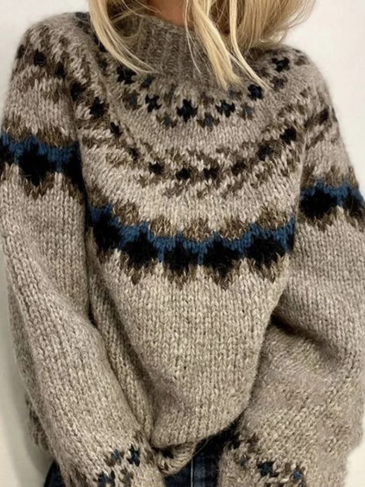 Vintage Fairman Island Jacquard Sweater