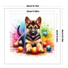 German Shepherd Playing Ball-11CT Stamped Cross Stitch 40*40cm/15.75*15.75in tapestrymarket