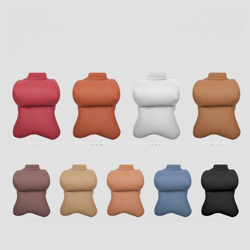 Adjustable car headrest and neck pillow