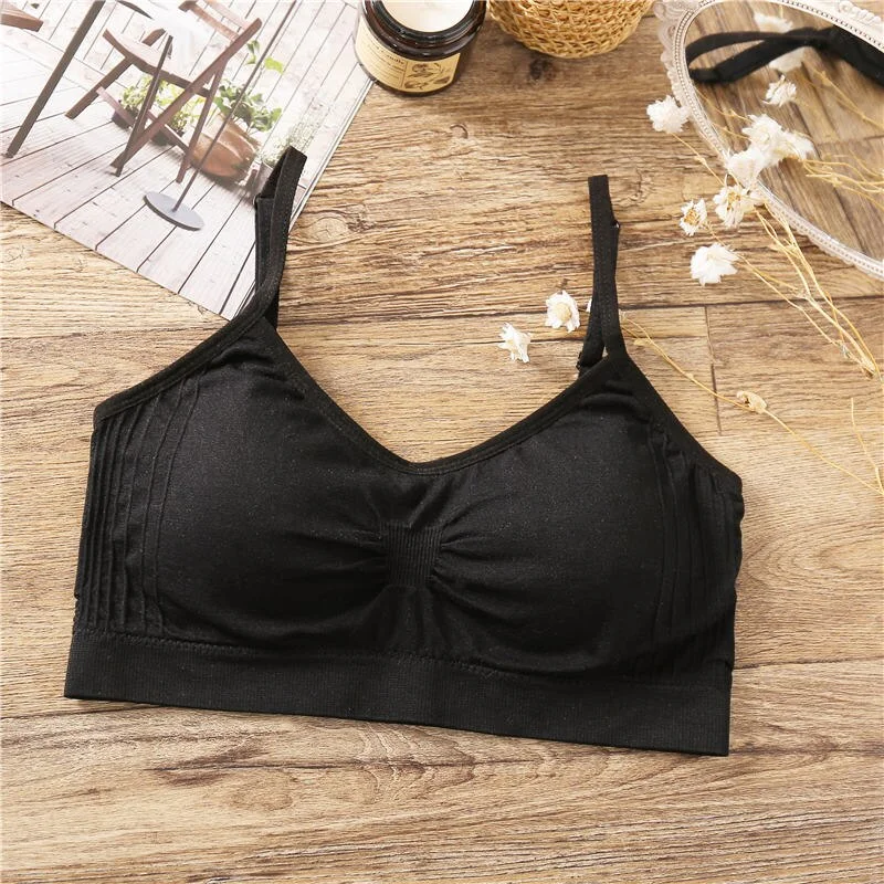 Stretch Bra Women Brassiere Sexy Underwear for Female Push Up Bras Solid Color Wirefree Bralette Seamless Intimates Lingerie