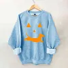 Unisex Dachshund And Halloween Printed Sweatshirt Family Sets