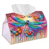 Butterfly Diamond Painting Tissue Box Cover DIY Desk Organizer