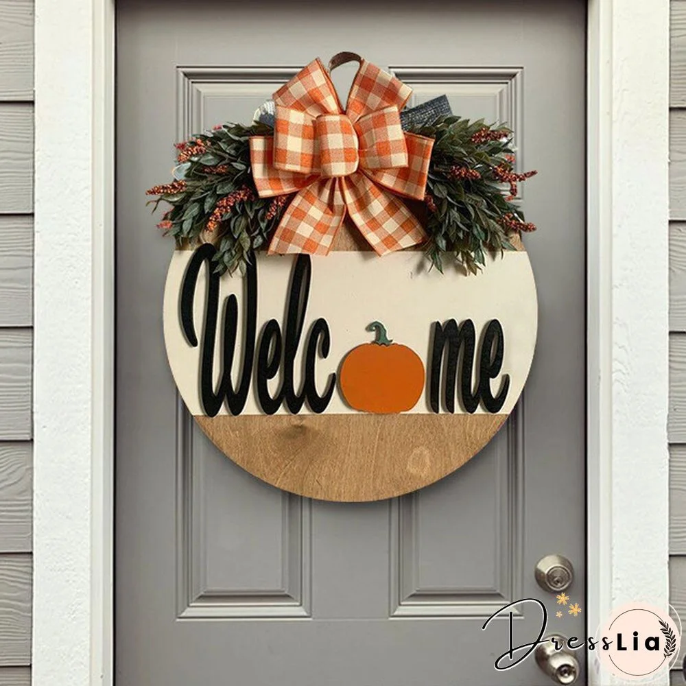 New Fall Door Hanger-Autumn Nature Decoration
