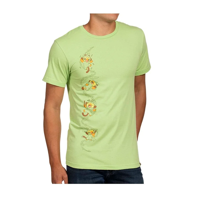 Grookey Key Lime Relaxed Fit Crew Neck T-Shirt - Adult