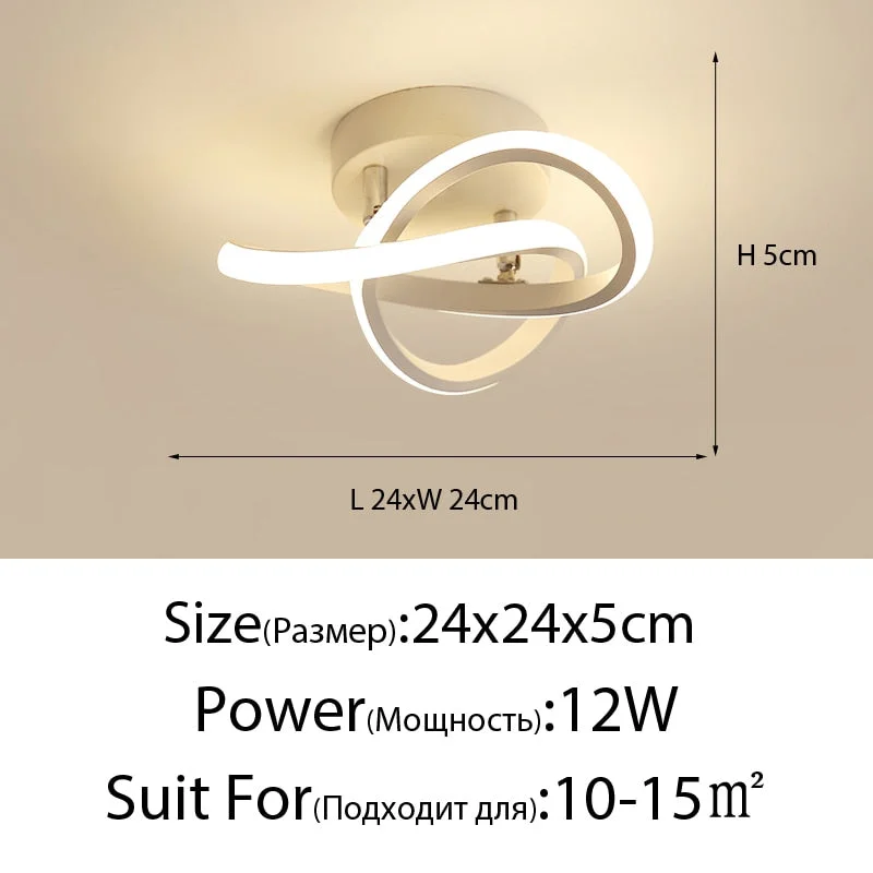 Led aisle ceiling lamp simple modern living room bedroom corridor aisle porch ceiling lamp home indoor lighting decorative lamps