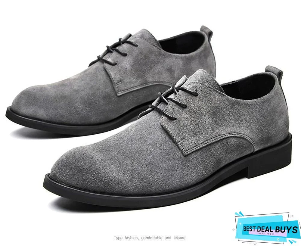 Men British Style Breathable Formal Leisure Flats Shoes