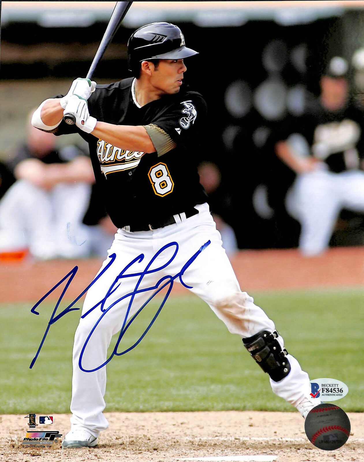 Athletics Kurt Suzuki Authentic Signed 8x10 Photo Poster painting Autographed BAS #F84536