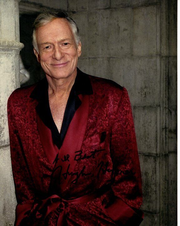 HUGH HEFNER signed autographed 8x10 Photo Poster painting