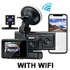 3 Channel Car DVR G-Sensor HD 1080P Car Camcorder Loops Recording (with WiFi)