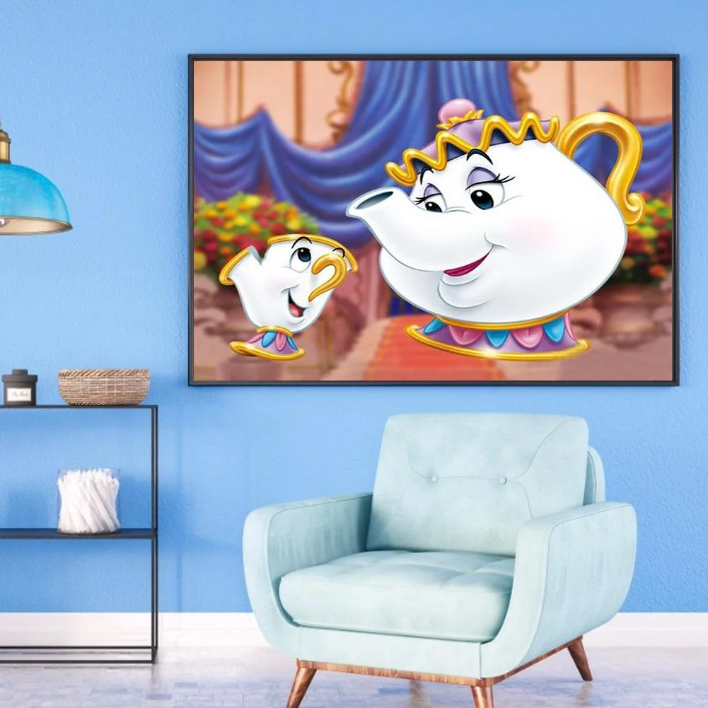 Diamond Painting - Full Round Drill - Mrs.Potts(40*30cm)