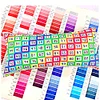 Number 1-98 Cross Stitch Embroidery Pin Cushion Colorful Rainbow Accessories DIY