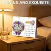 Flower Butterfly DIY 5D Diamond Art Desk Calendar 2027 for Table Decor