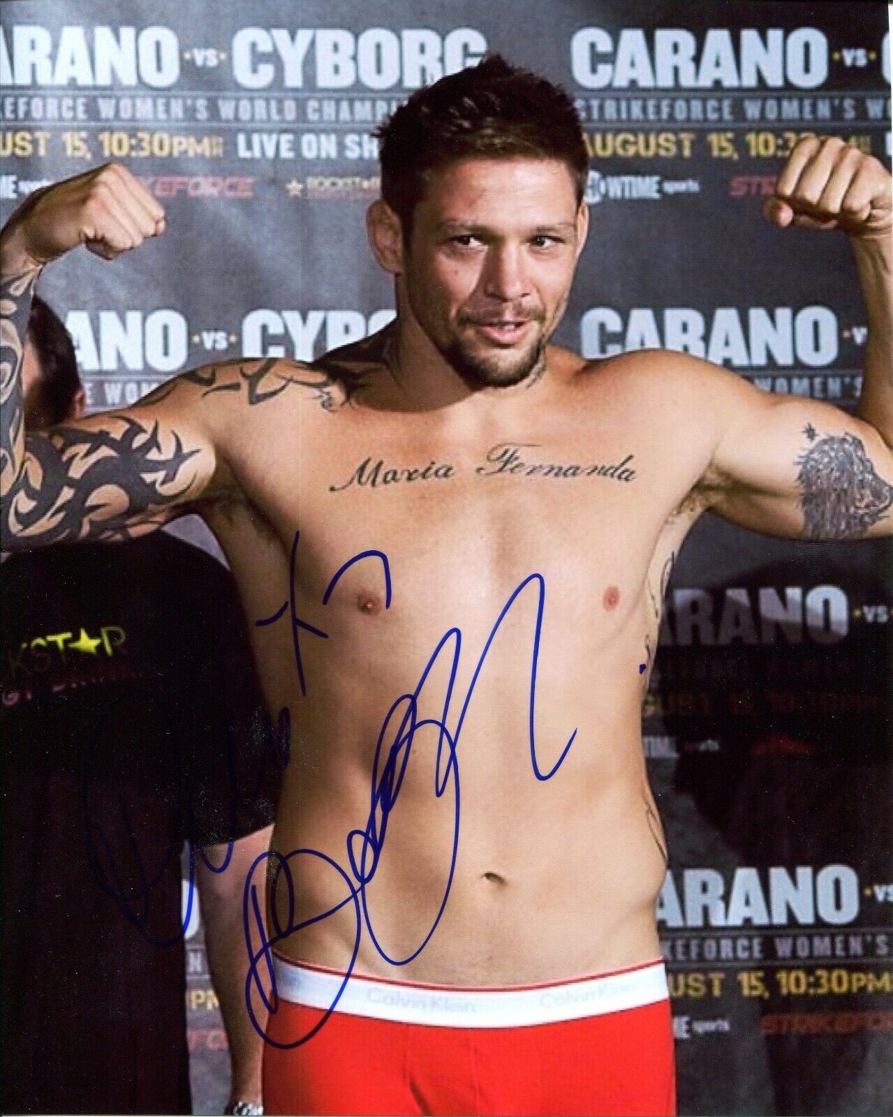 Renato Sobral UFC Autographed Signed 8x10 Photo Poster painting CFS Strikeforce