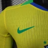 2025 Player Version Brazil Home Long Sleeve Football Shirt 1:1 Thai Quality