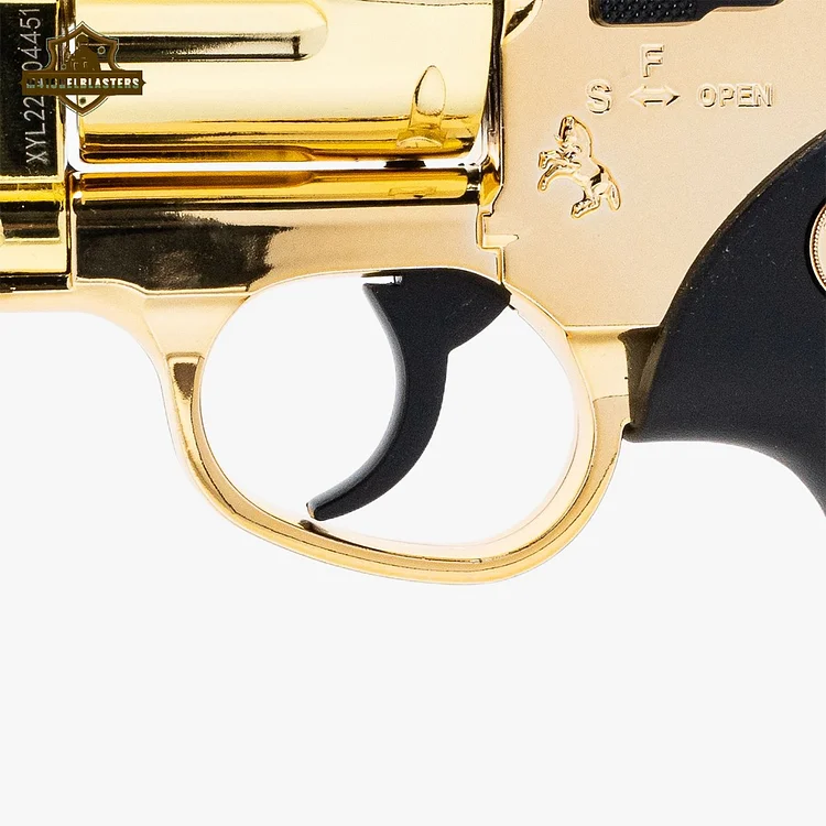 ZP5 Revolver Toy Electroplated Full Metal Soft Bullet 357 Python