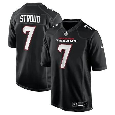 Youth Houston Texans #7 C.J. Stroud  Carbon Black Fashion Jersey