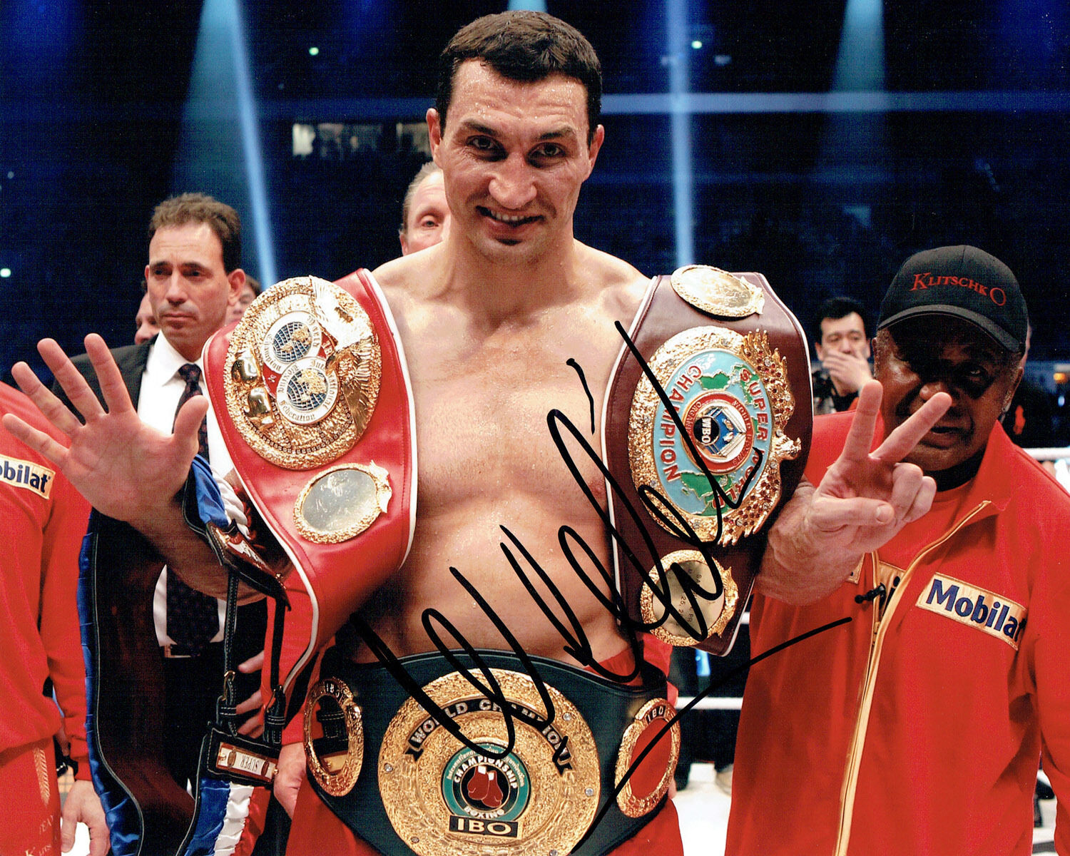 Wladimir KLITSCHKO Champion Boxer Signed Photo Poster painting C AFTAL COA Boxing Dr Steelhammer