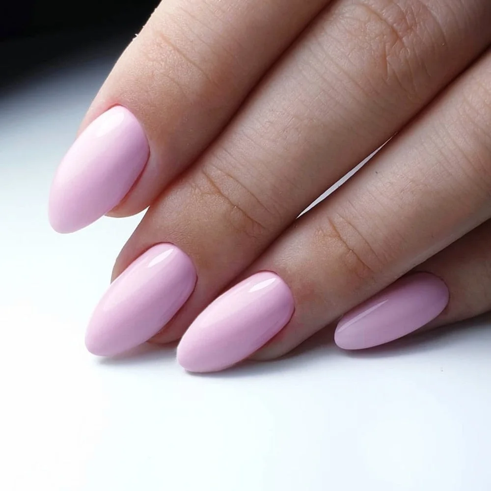 24Pcs Shiny White Short Stiletto False Nails With Jelly Glue DIY Artificial Fake Nails Art Tips Press On Manicure Tools-Nail Inspo