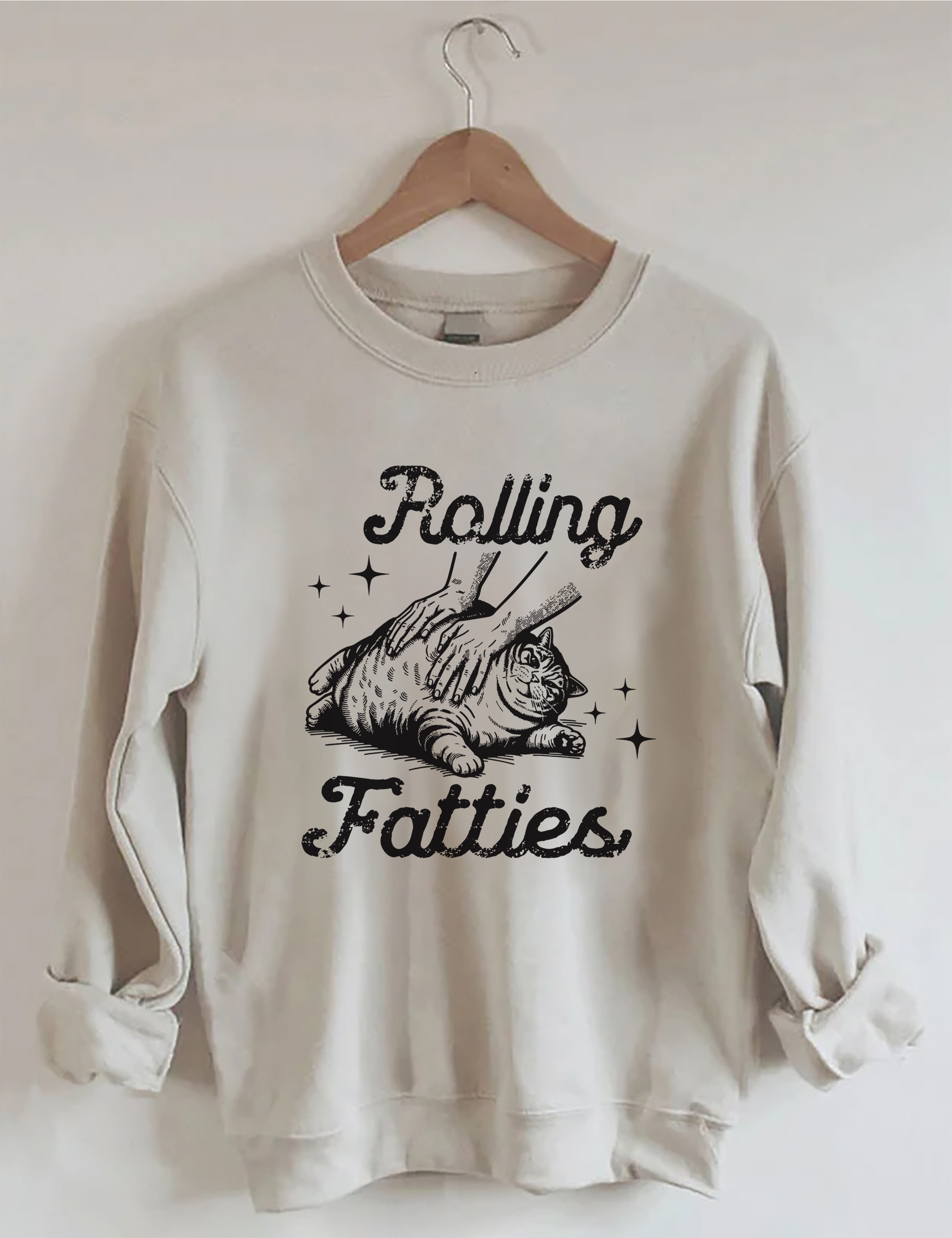 Rolling Fatties Cat Sweatshirt