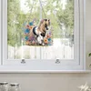 Horse 2D Flat DIY Diamond Art Pendant Special Shape DIY Home Decor Hanging Charm