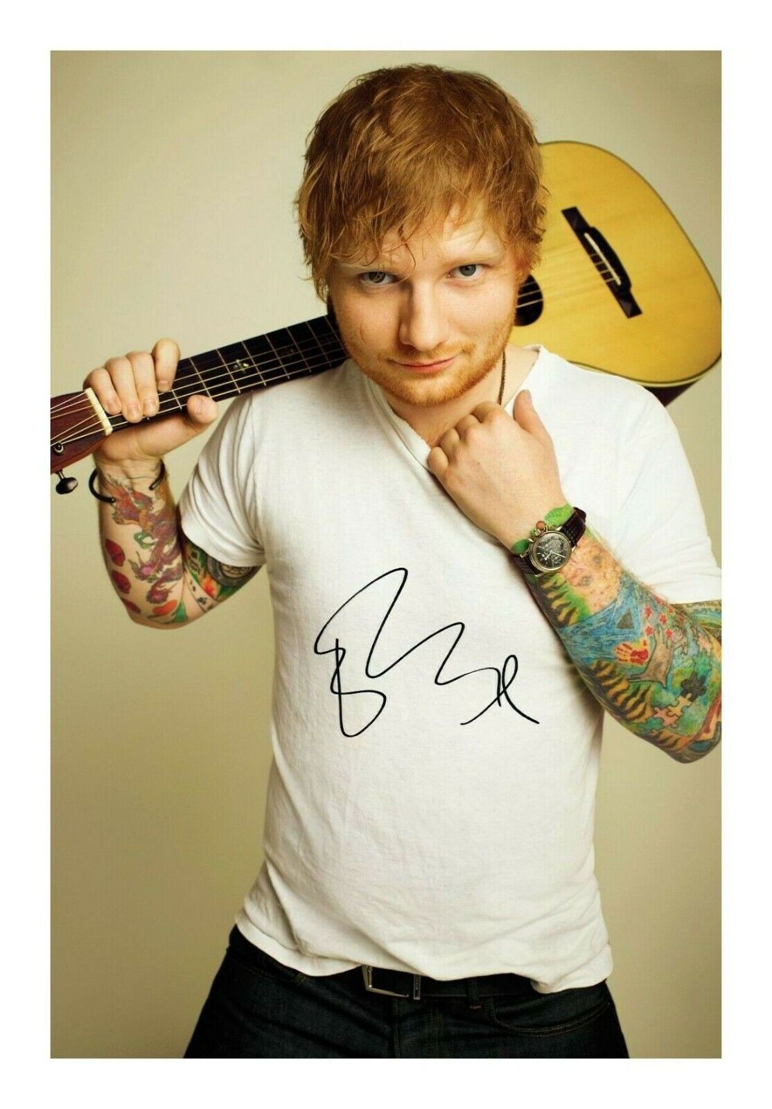 ED SHEERAN AUTOGRAPH SIGNED PP Photo Poster painting POSTER