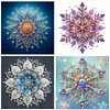 (US Only)4pcs Mandala - Diamond Painting - Partial Special Shaped Drill (Canvas|30*30cm)