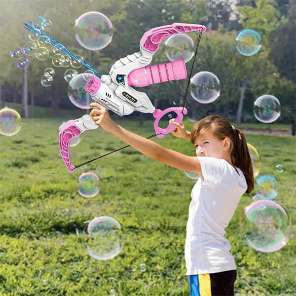 2 in 1 Automatic Bubble Bow and Arrow Launcher