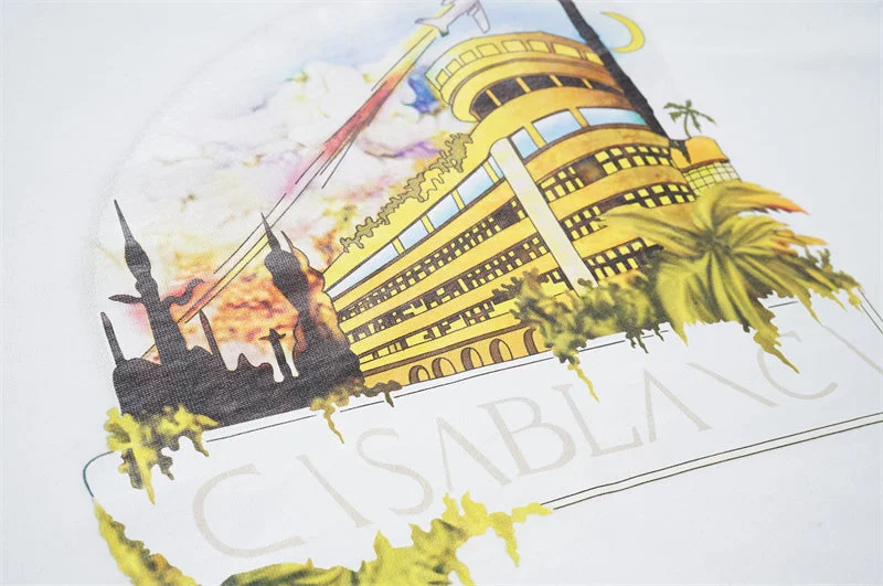 Casablanca 2023 new fashion T-shirt short sleeves