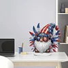 DIY Independence Day Gnome Diamond Painting Desktop Ornaments