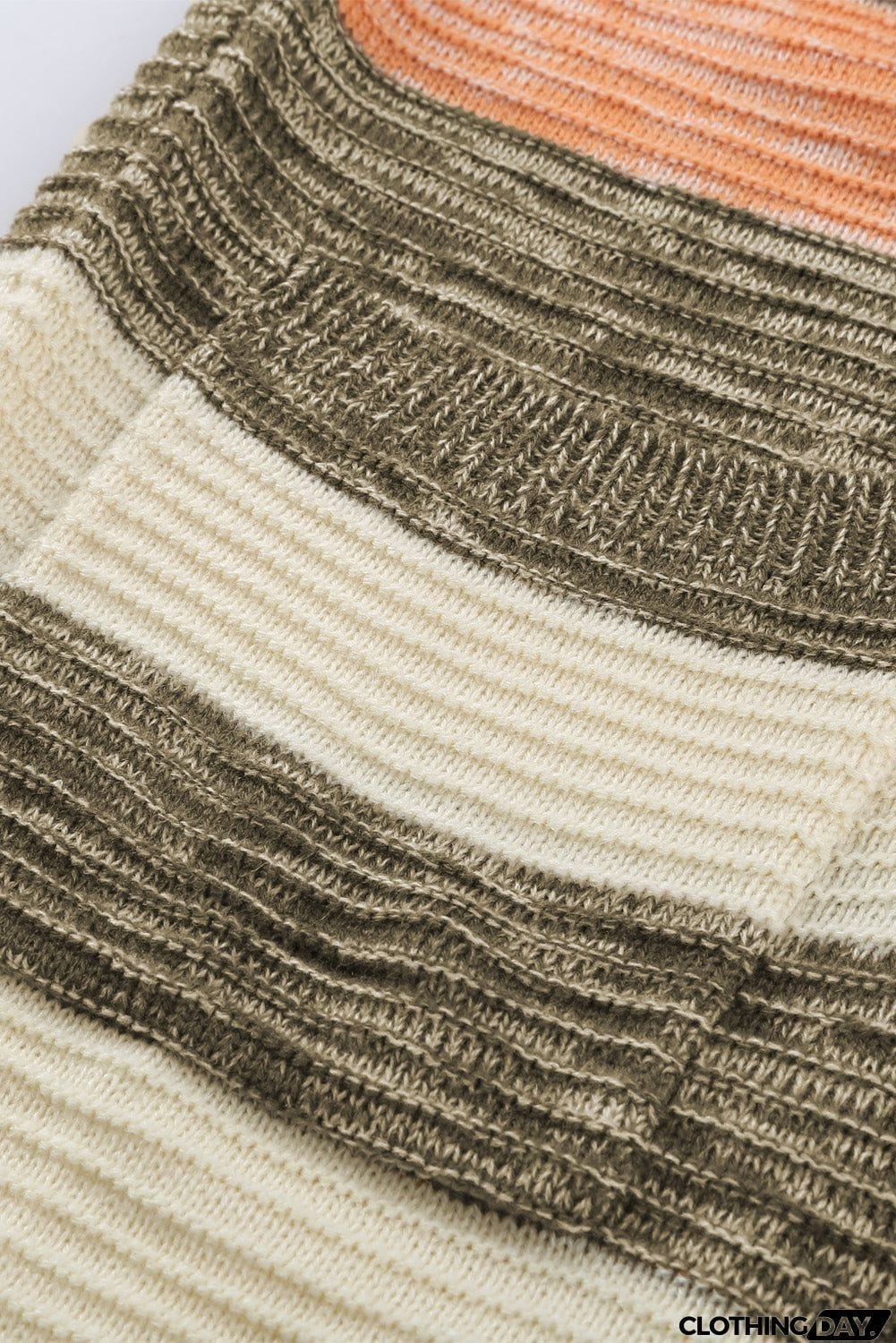 Thick Buttoned Open Front Cardigan with Pocket