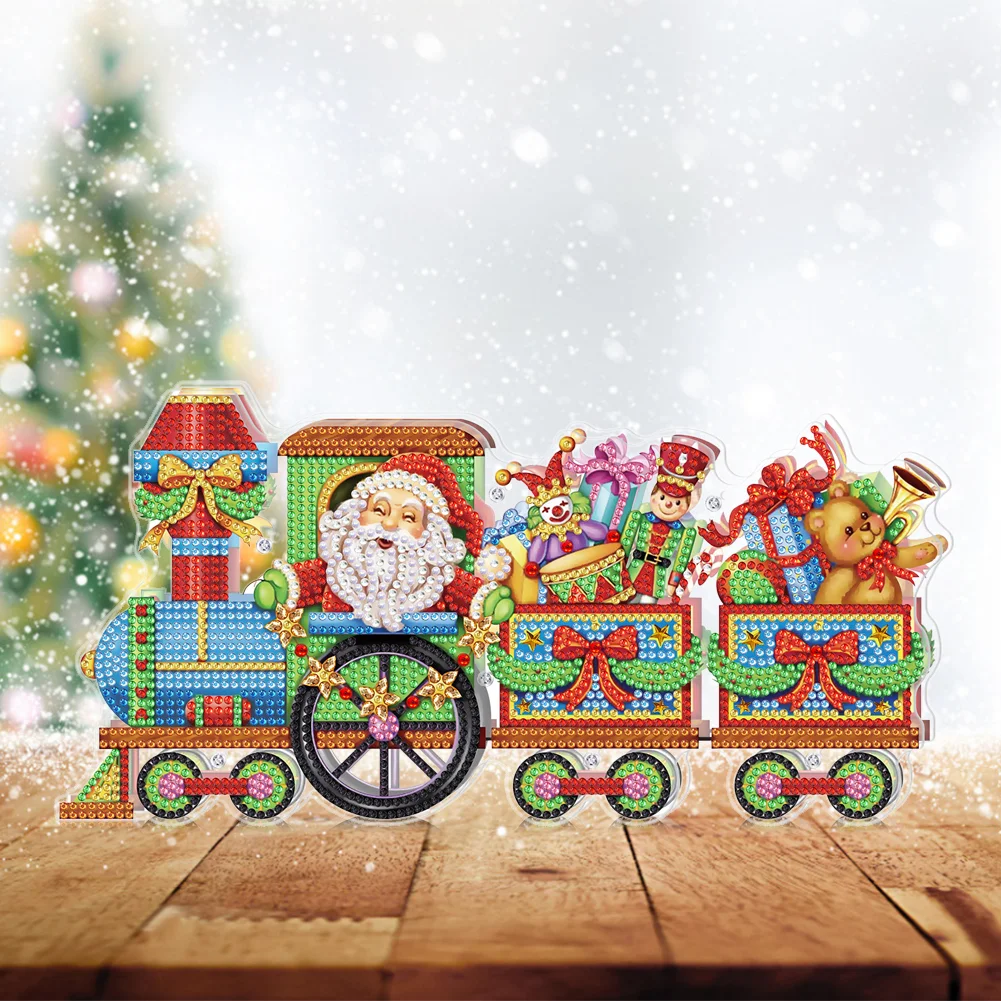 DIY Diamond Painting Nightlight Drilling Lamp - Gift Train