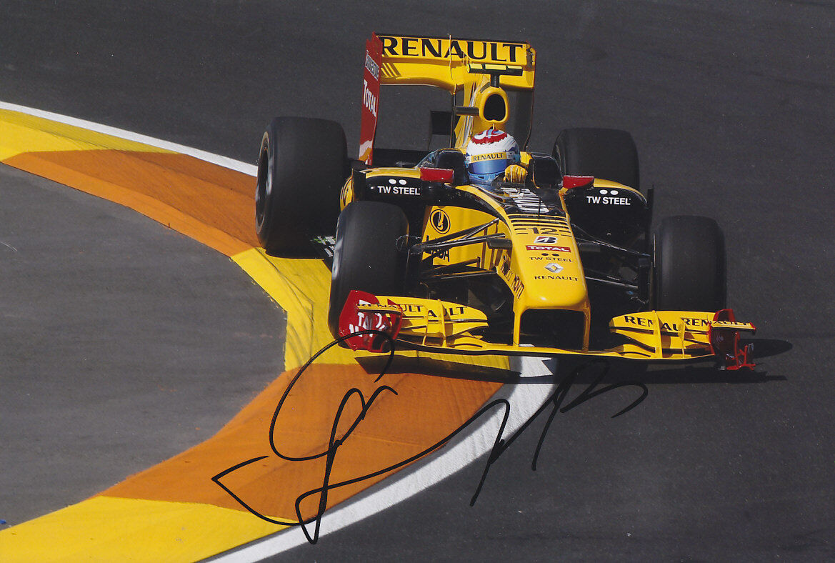 Vitaly Petrov Hand Signed Renault Photo Poster painting 12x8.