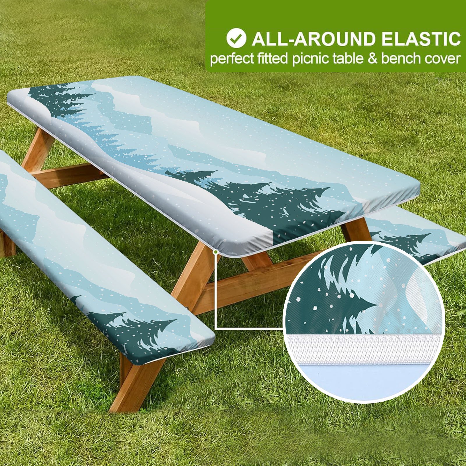 🔥This week's special offer🔥6ft Waterproof Picnic Table Covers