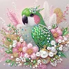 Framed Diamond Painting - Special Shaped - Parrot (25x25cm)