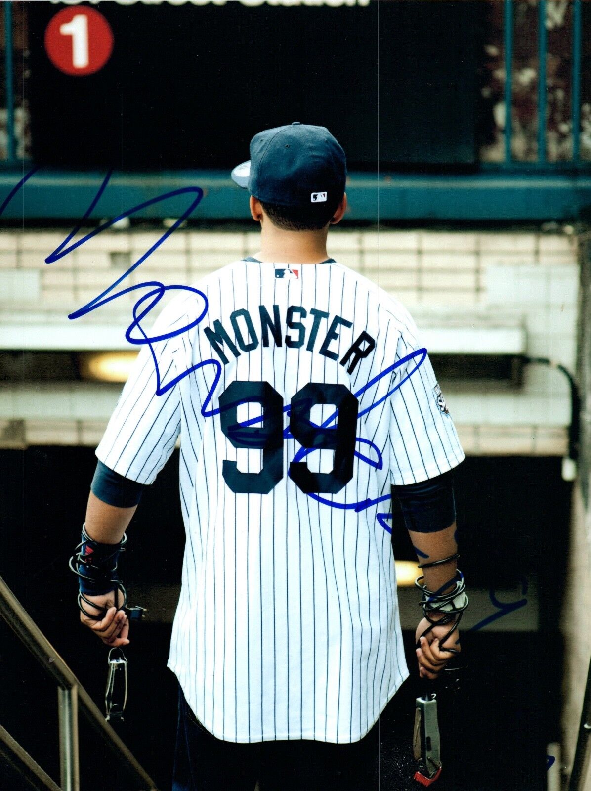 Monster 99 Signed Autographed 8x10 Photo Poster painting Celebrity Hairstylist Barber COA VD