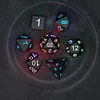 Light Up Dice,DND Dice Rechargeable with Charging Box,7 PCS LED Dice,Dungeons and Dragons Dice Polyhedral Dice Sets for Tabletop Games (Glowing dice)
