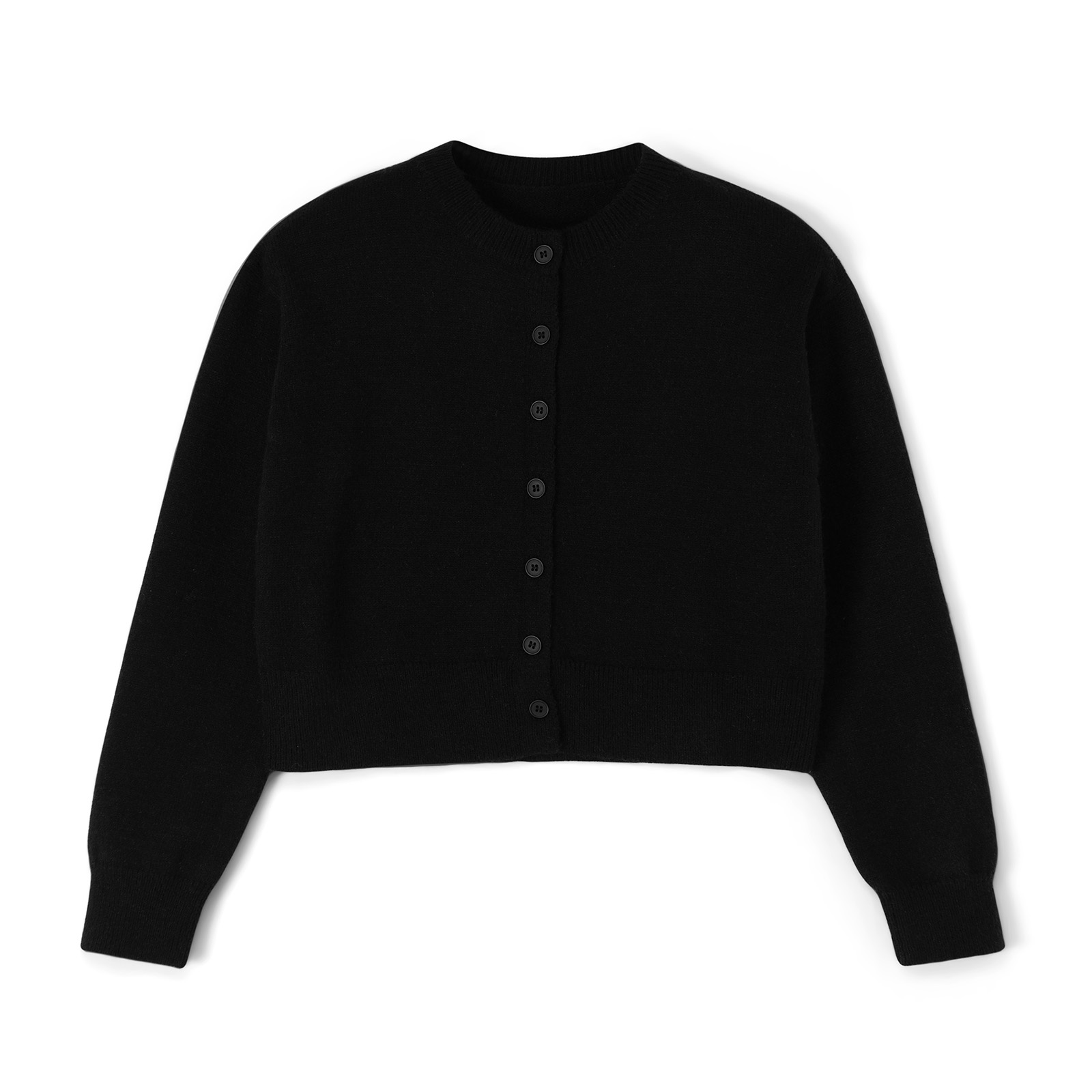 Vacucary Women's Solid Color Knit Tops Button Down Long Sleeve Cardigan Coat Autumn Winter Tops Female Casual Jackets Outerwear